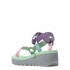 Sandały Fly London YEFA 726 Grey/Multicolor/Spearmint Cupido/Elastic P144726011